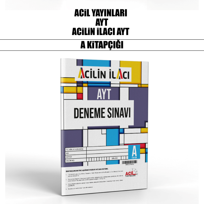 ACİL YKS AYT MATEMATİĞİN İLACI SNV 4-A - 2025-26